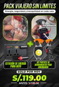 Estación de energía para auto + Kit portátil de herramientas para emergencia
